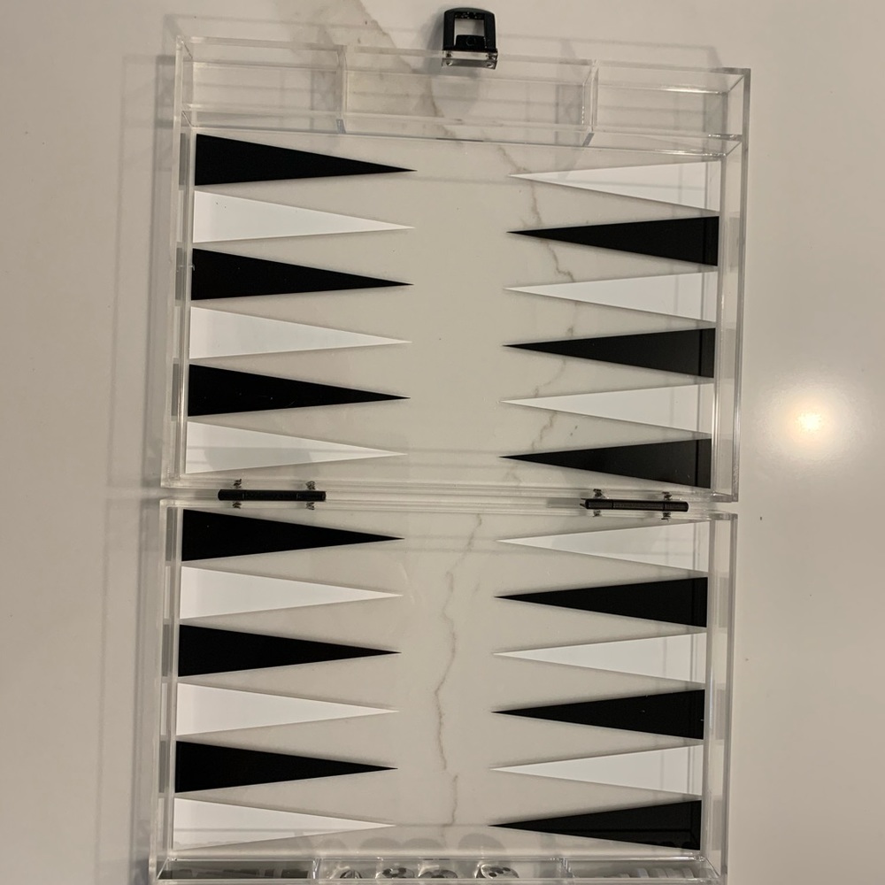 Acrylic backgammon - Picture 4 of 4